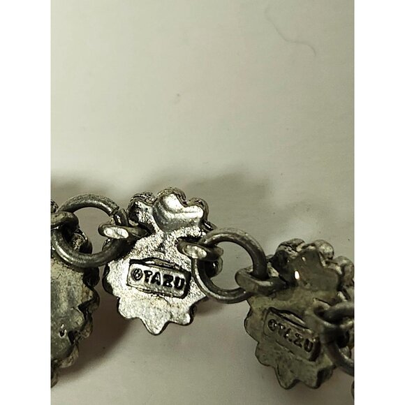 VINTAGE RODRIGO OTAZU WATERMELON SWAROVSKI STATEMENT NECKLACE - Picture 9 of 10